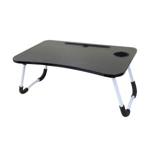 MESA PORTÁTIL DOBRAVEL DE MDF 60X40X28CM PRETA - 2496-PT