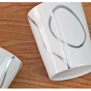 JOGO BANHEIRO PORCELANA 03 PEÇAS 250 ML - BRTC10372-PTA