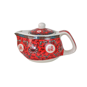 BULE CHALEIRA COM INFUSOR CERÂMICA  FLORAL 250 ML - BUL03B-F