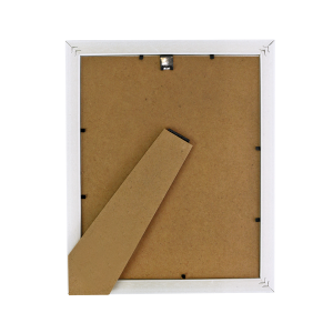 PORTA RETRATO DE PLÁSTICO 20X25CM COM BORDA PRATA - SXHF5056-PTA