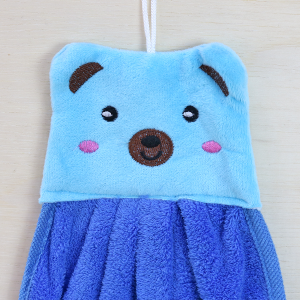 TOALHA DE MÃO PARA COZINHA E BANHEIRO DE POLIESTER - 30CMX40CM - TRC7776U-AZCL