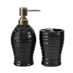 KIT DE BANHEIRO DE CERÂMICA COM 02 PEÇAS - 98541D-PT