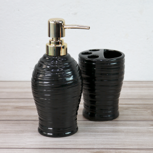 KIT DE BANHEIRO DE CERÂMICA COM 02 PEÇAS - 98541D-PT